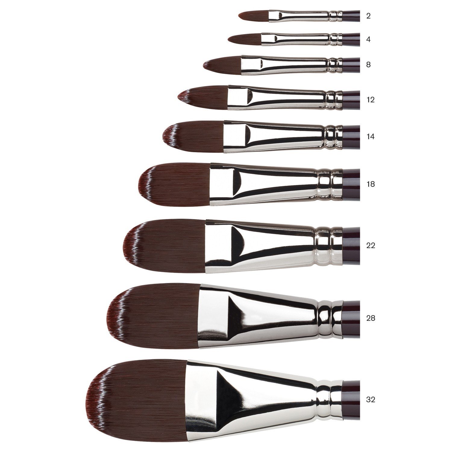 Winsor and Newton Galeria Filbert Brush No. 14 Image 2