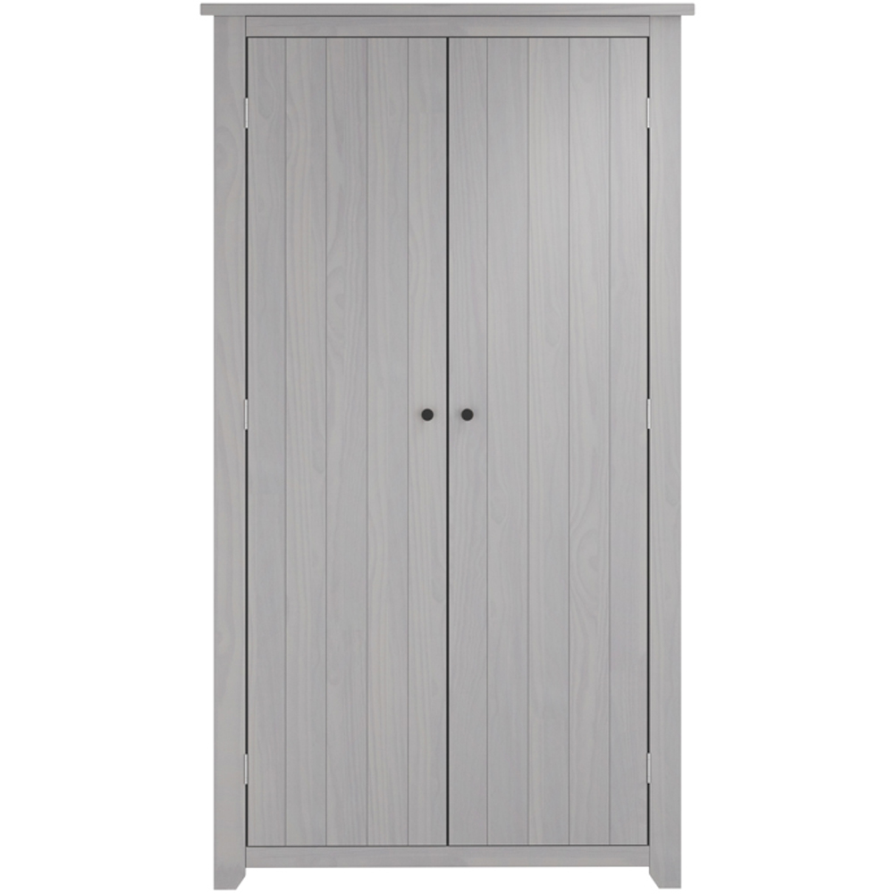 Havana 2 Door Grey Wardrobe Image 2