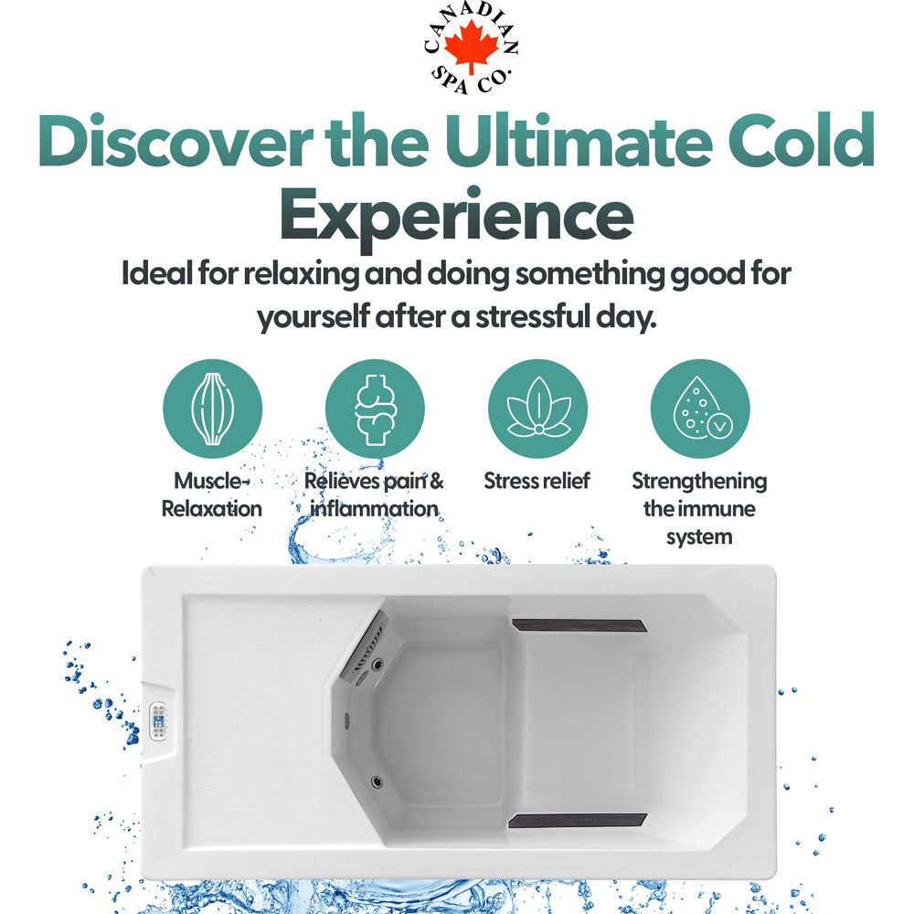 Great Lakes Single Person Chill Therapy Spa Hot Tub 212 x 102 x 81cm Image 6