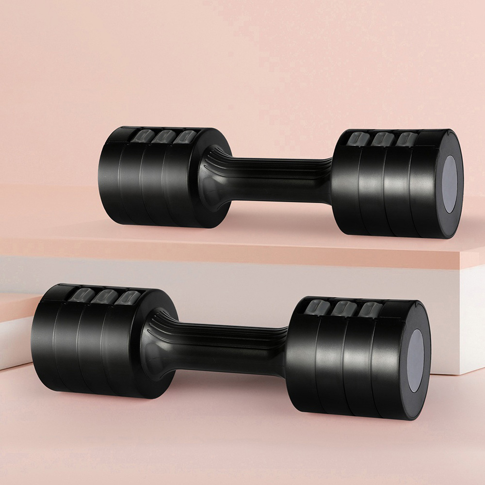 Spector Centra Black Metal Adjustable Dumbbell Pair 1-2.5kg Image 2