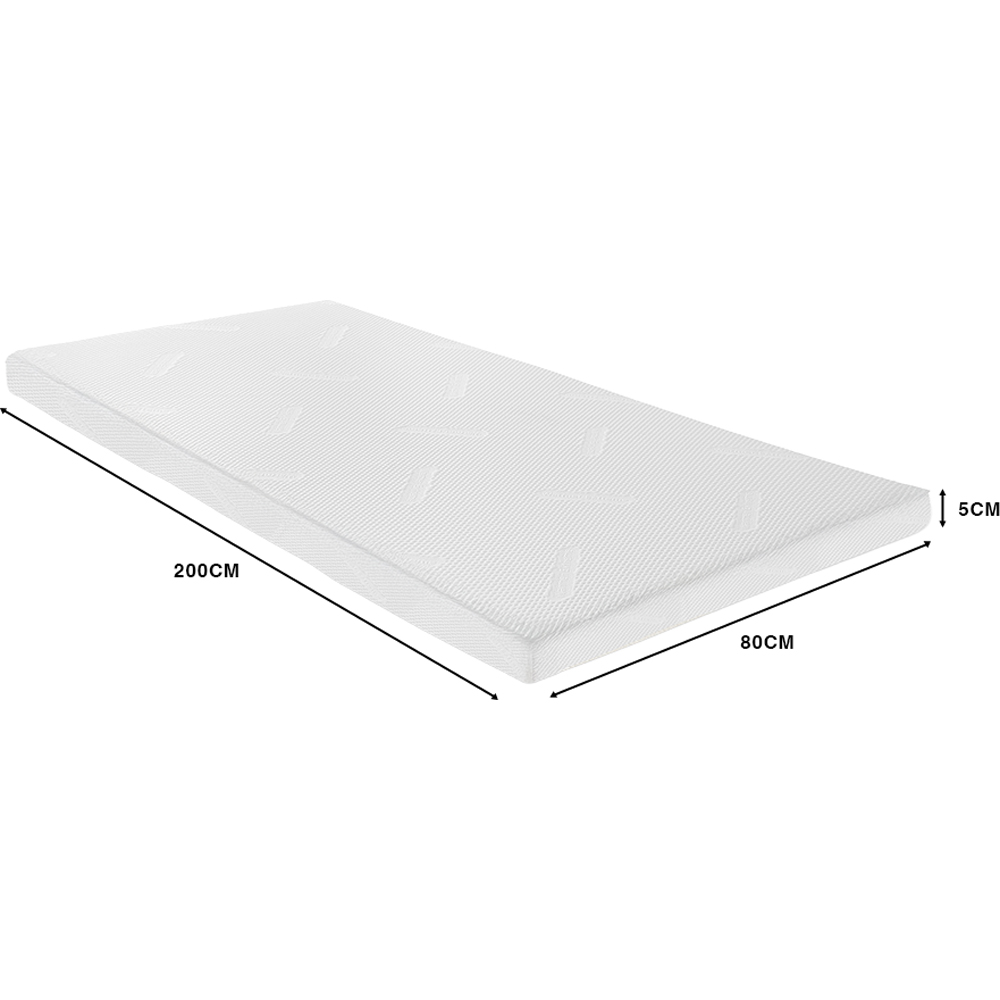 Starlight Beds European Small Single Memory Foam Warmer Mattress Topper 2 inch Image 5