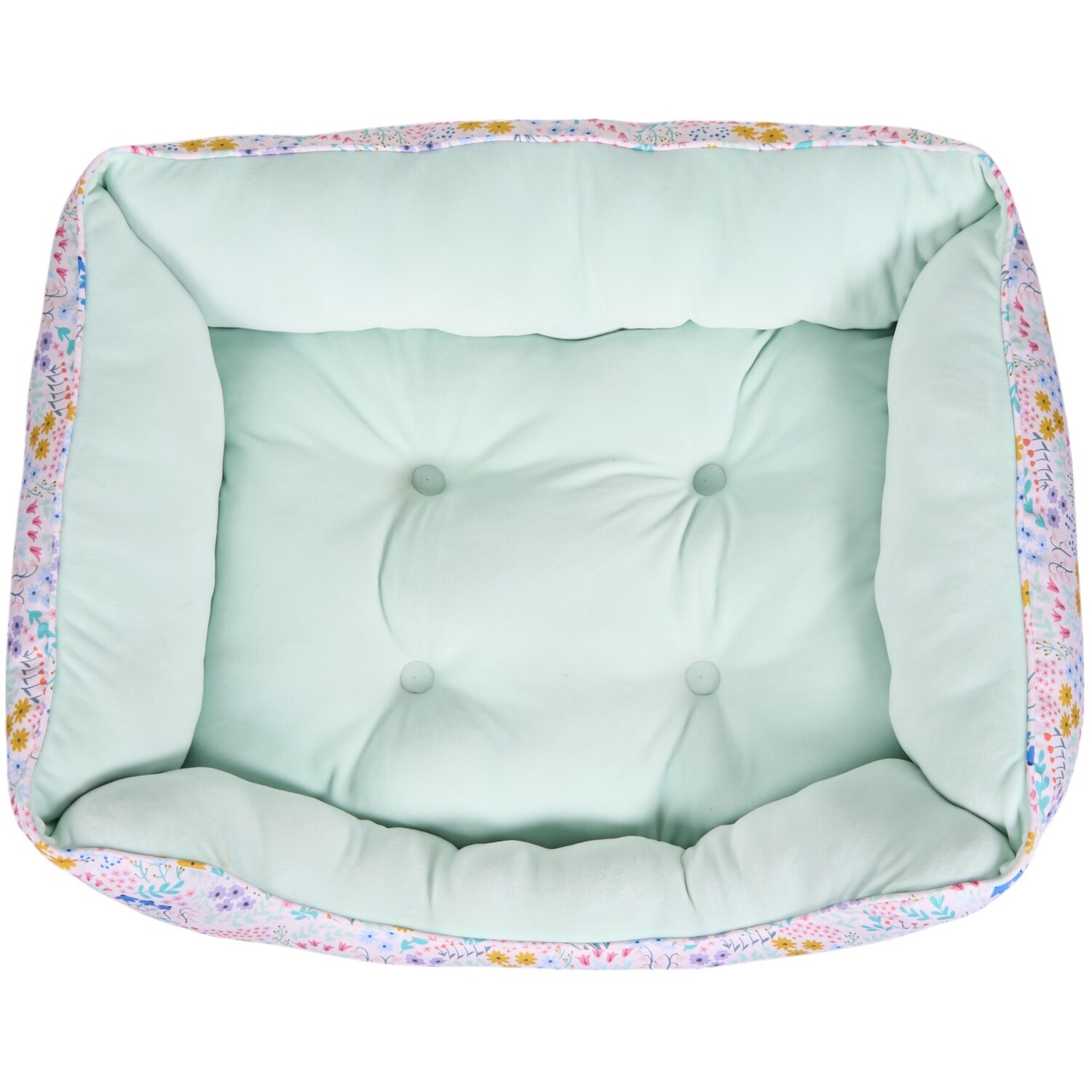 Wildflower Dog Bed Blue Image 4