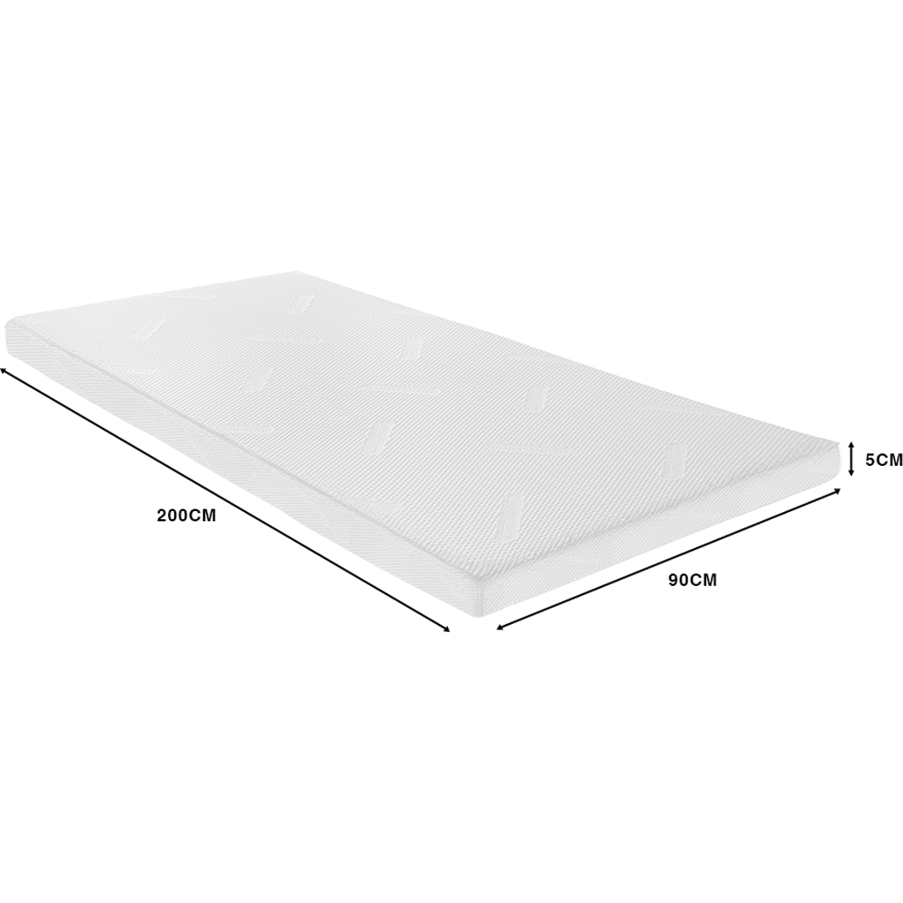 Starlight Beds European Single Memory Foam Warmer Mattress Topper 2 inch Image 5