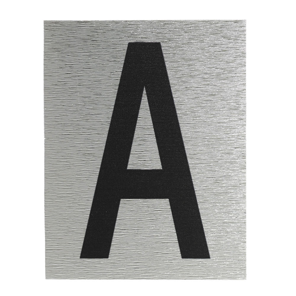 Wilko Letter A Polished Chrome Effect 75mm Image
