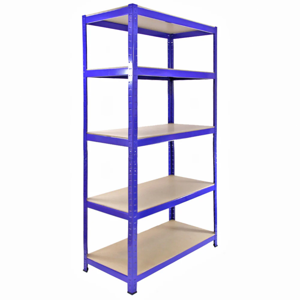 Monster Shop T-RAX Blue Metal Racking Units and Bay Connectors 180 x 90 x 45cm 5 Pack Image 2