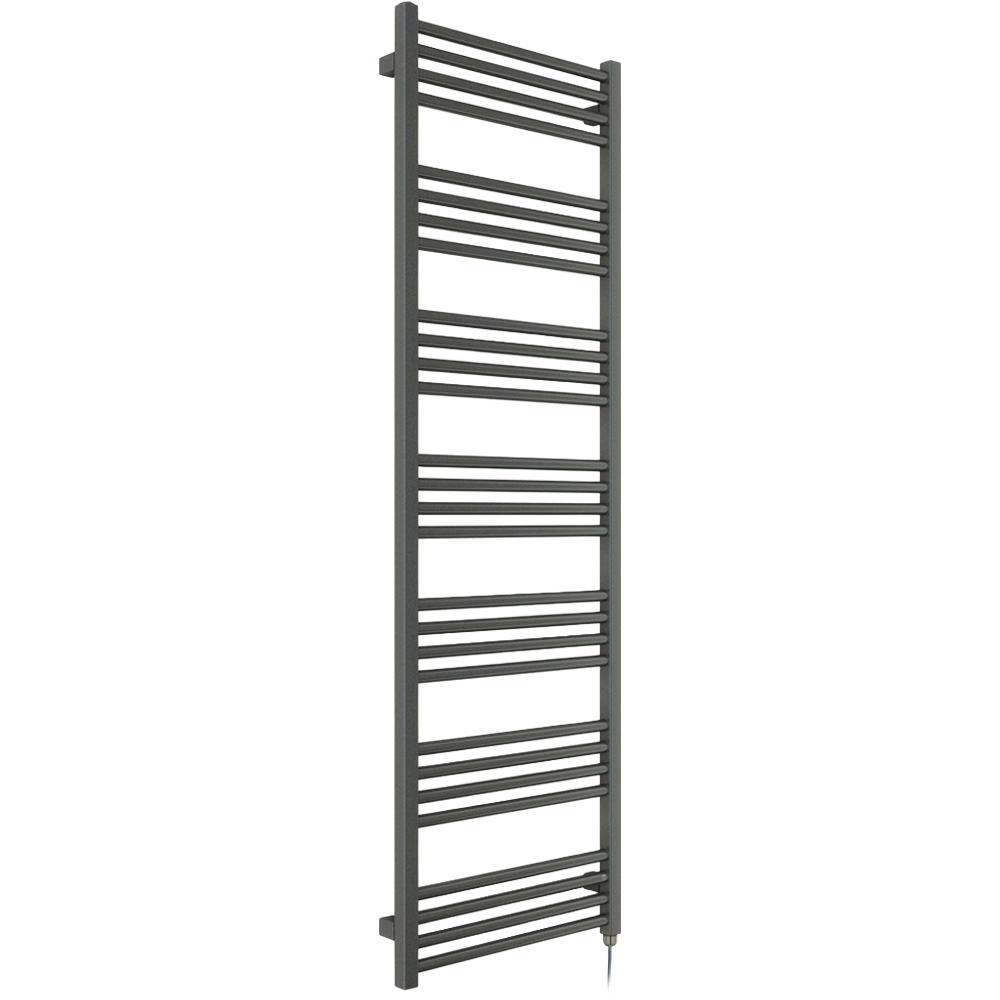 Terma Fiona E Sparkling Grey Electric Towel Rail 1620 x 500mm Image 1