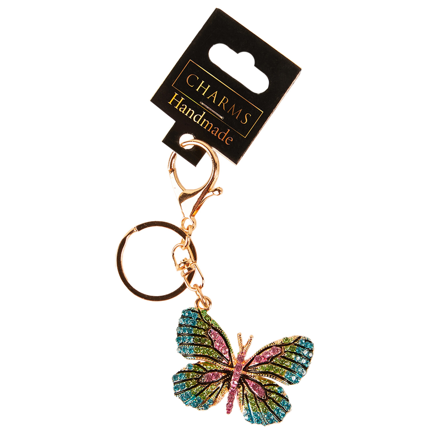 Butterfly Animal Keyring Multicolour Image 4