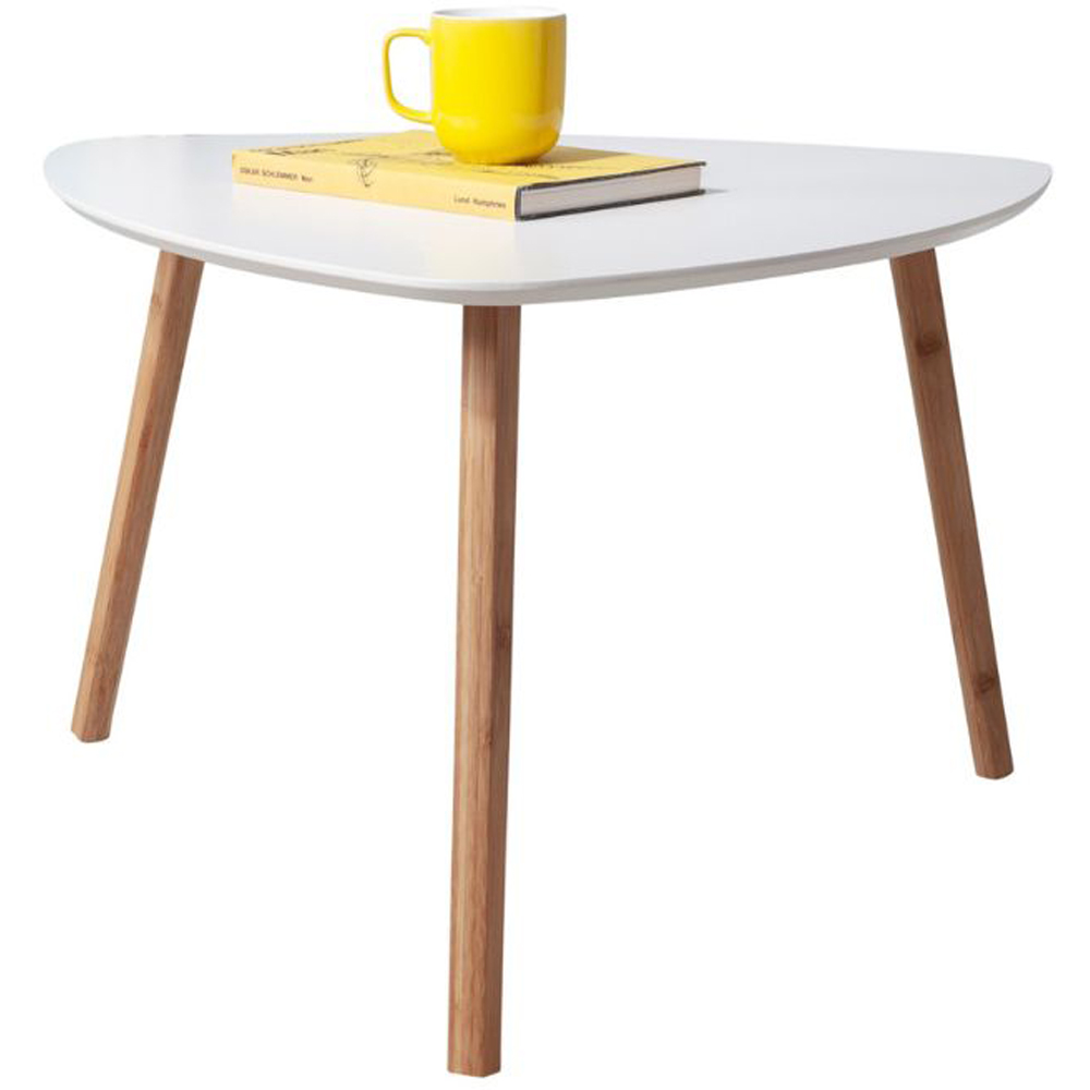 Noa and Nani Malme White and Natural Pine Extra Large Side Table Image 2
