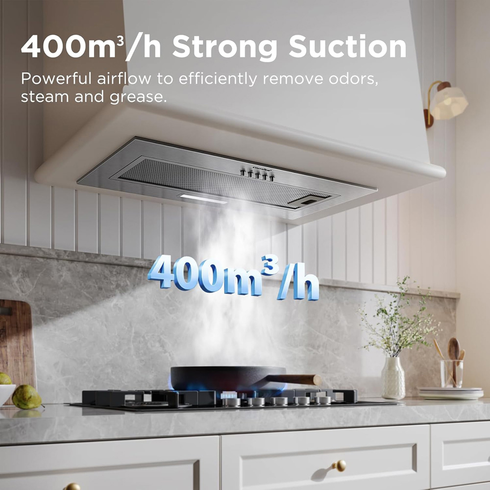 Living and Home LED Integrated Cooker Hood Image 2