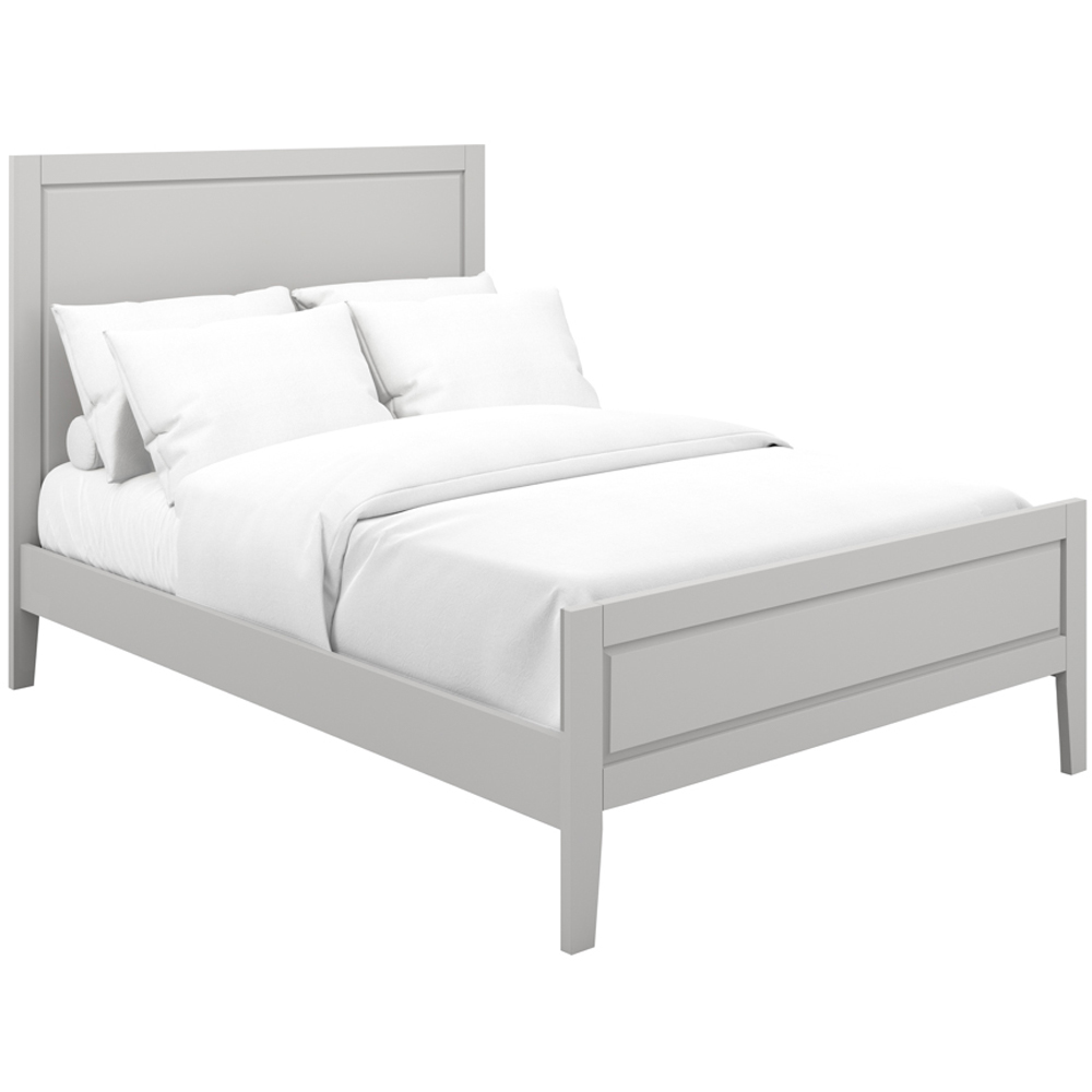 Bay Double Cement Grey Bed Frame Image 3