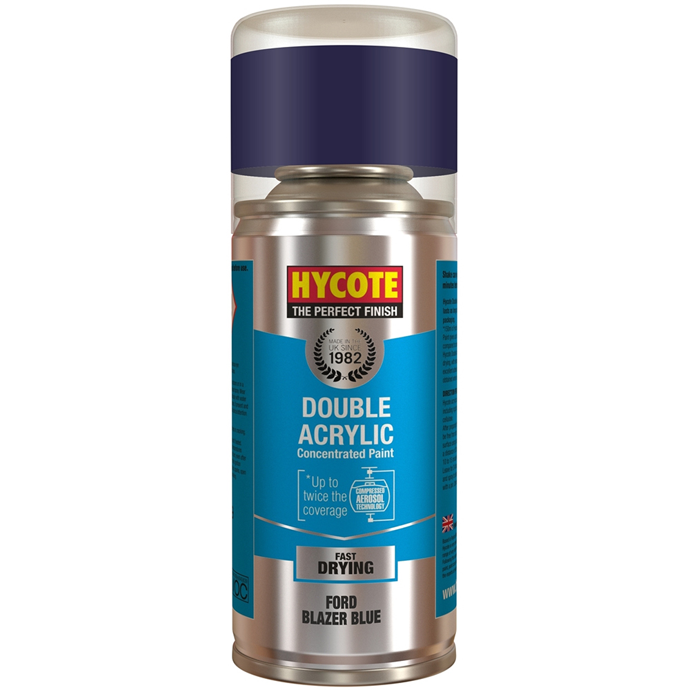 Hycote Ford Blazer Blue Car Spray Paint 150ml Image