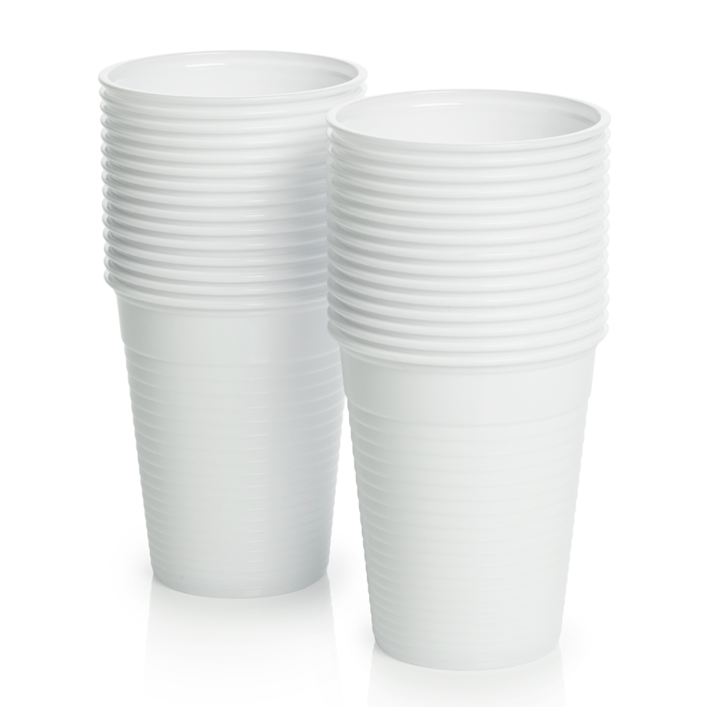 Wilko Functional Plastic Cups 30 Pack Image 1