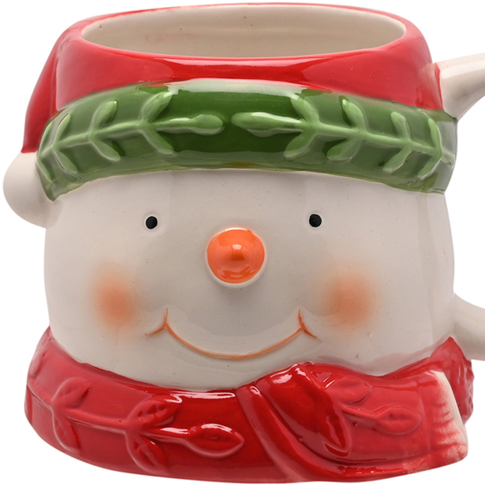 The Seasonal Gift Co. Santa & Friends Nordic Snowy Ceramic Mug Image 2