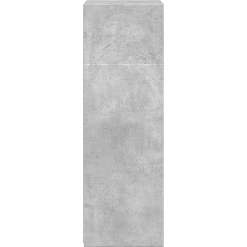 vidaXL 4 Shelf Concrete Grey Highboard Image 5