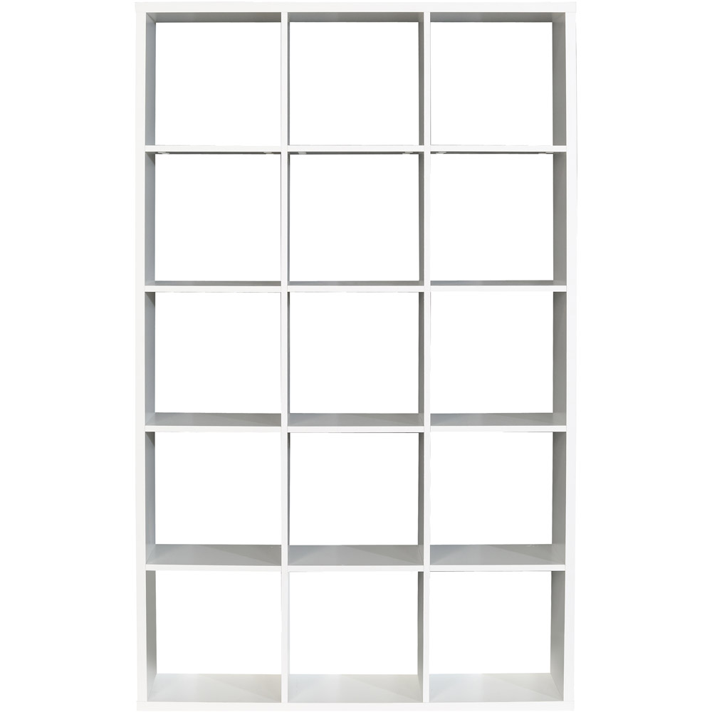 Florence Mauro Multi Shelf Matt White Bookshelf Image 4