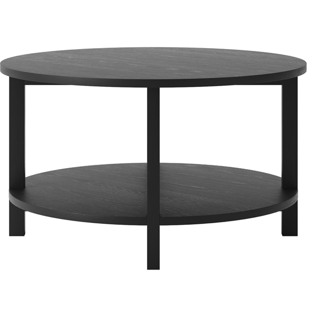 Westbrook Single Shelf Black Coffee Table Image 3
