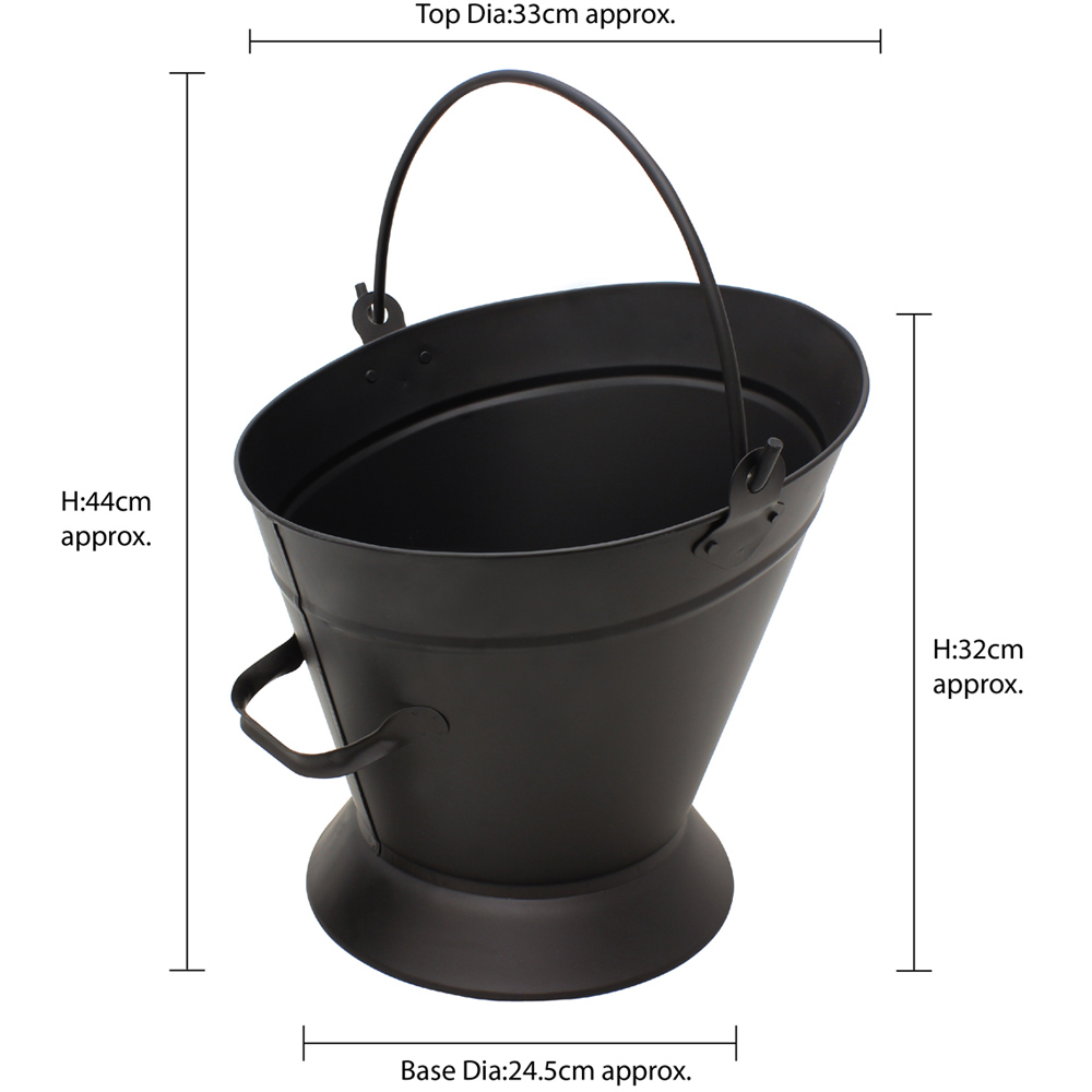 JVL Cheviot Waterloo Black Bucket Image 9