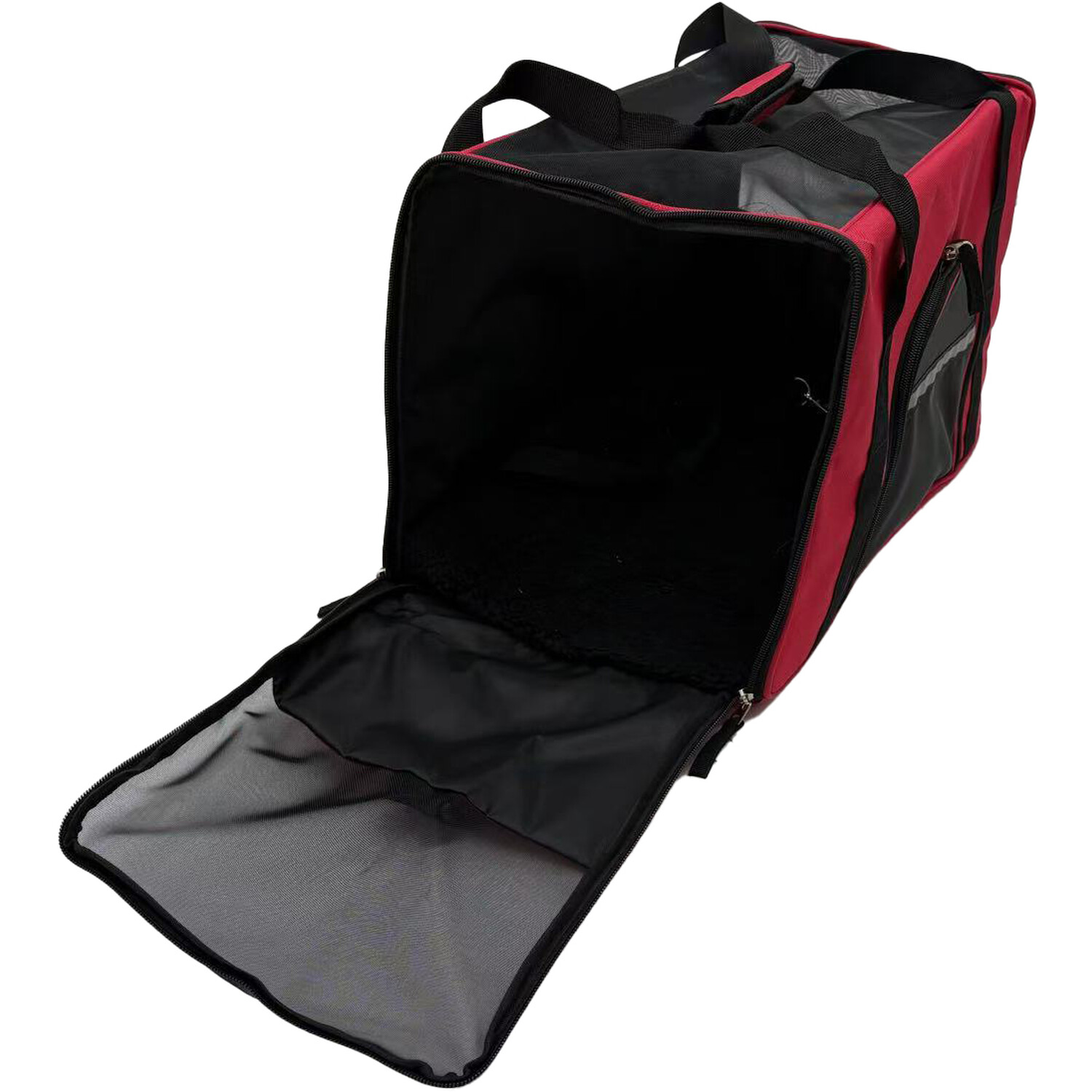 Fabric Pet Carrier Red Image 3