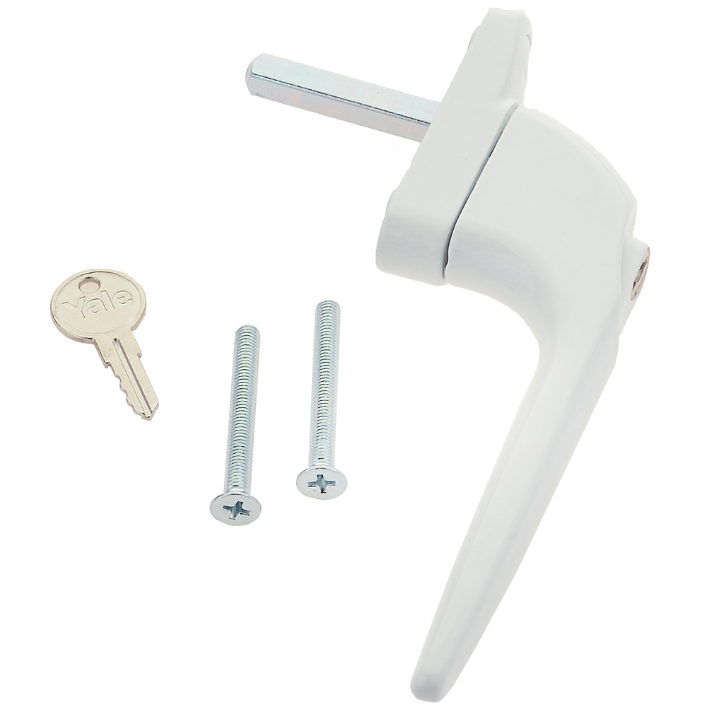 Crystal uPVC Double Glazed Window Top Hung Opener Grey White Clear Glass 610x1040mm Image 6