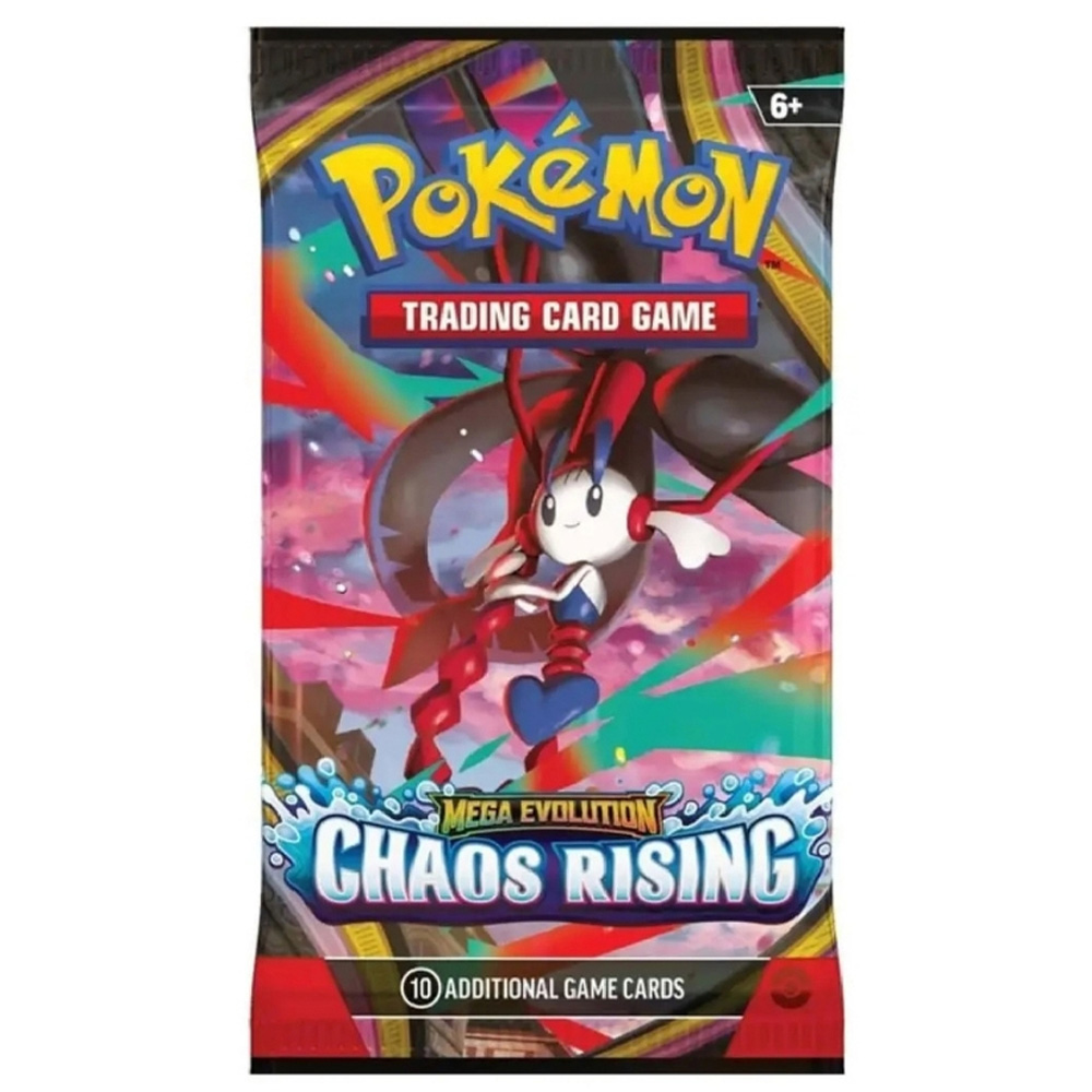 Pokemon TCG Mega Evolution Chaos Rising Booster Cards 5 Pack Image 2