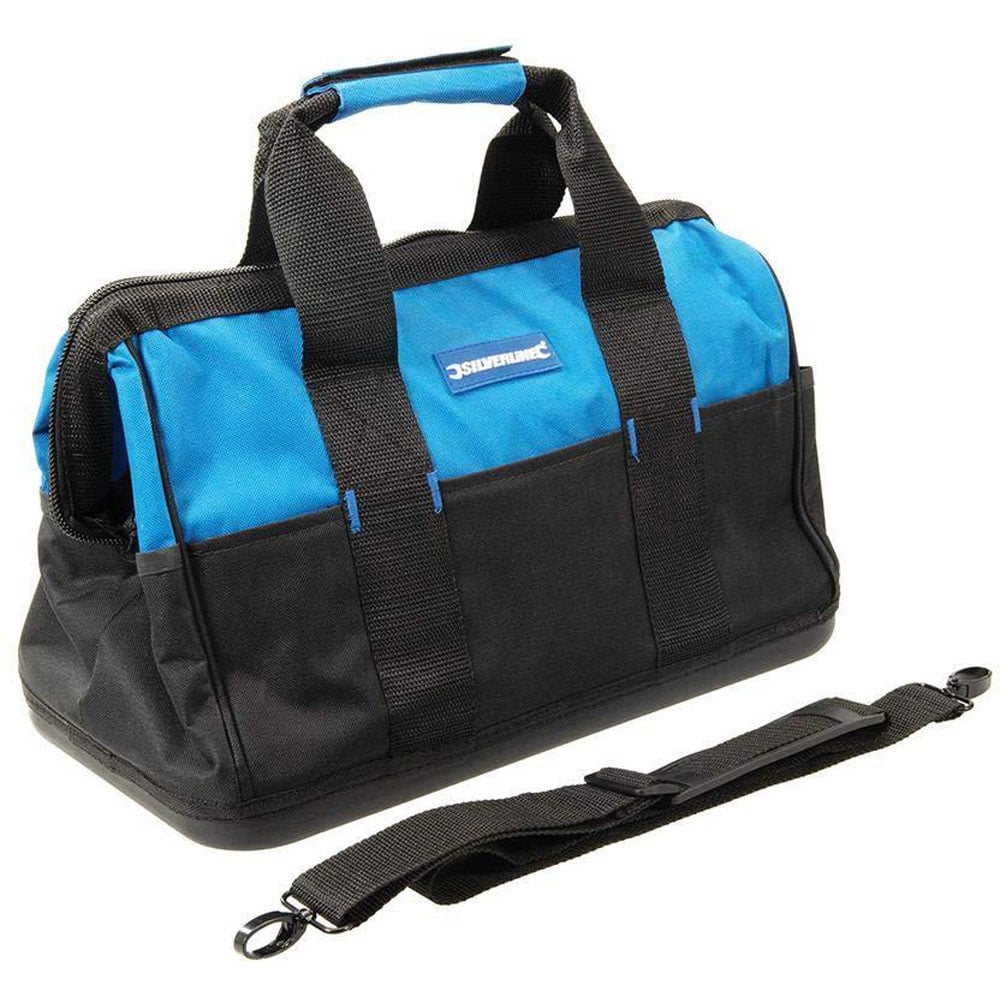 Silverline Tool Bag Hard Base Wide Mouth 400 x 200 x 300mm Image 1