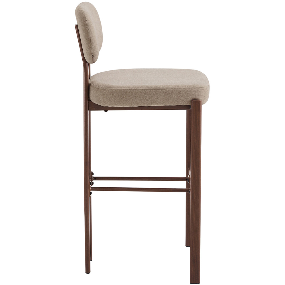Hugo Bar Stool Walnut Image 3