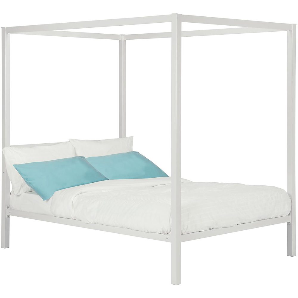 Dorel Double Metal Canopy Bed Image 2
