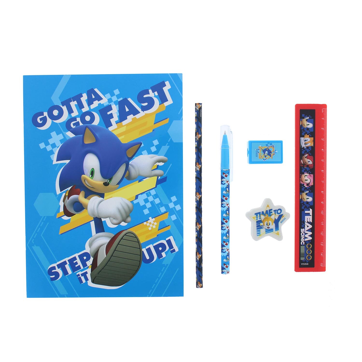 Sonic The Hedgehog Blue Super Stationery Set Image 2