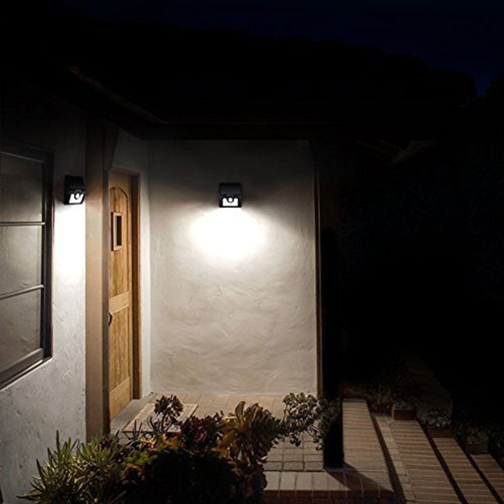 ENER-J 2 Pack 2835 LED Solar Wall Light with PIR Image 4