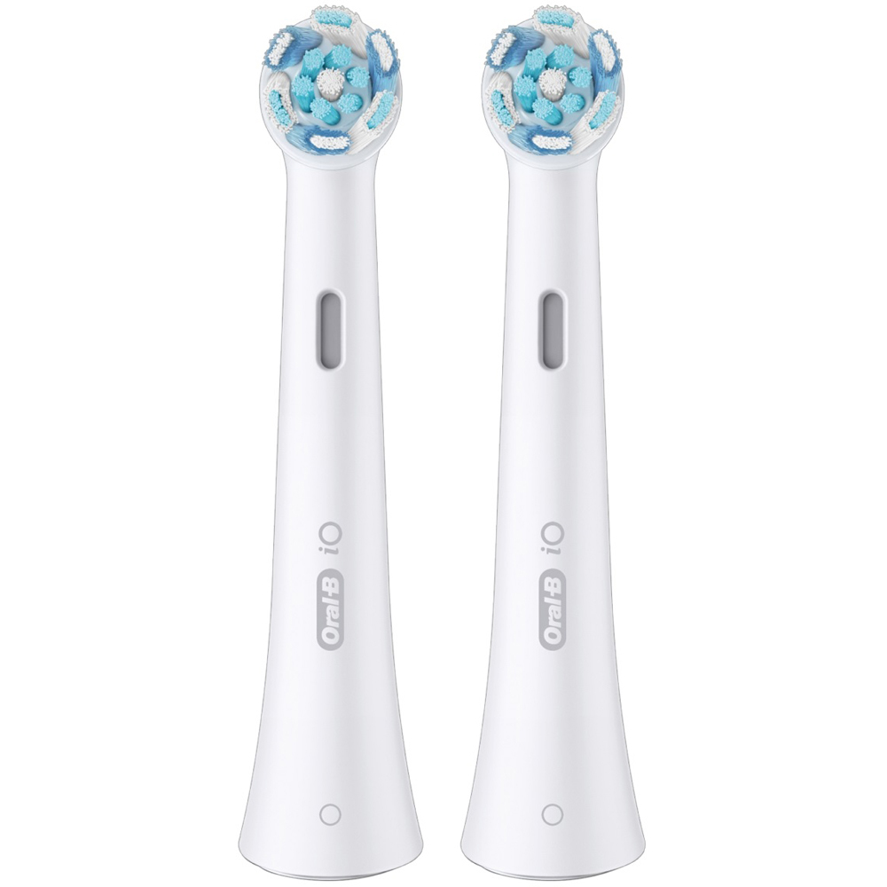 Oral-B iO Ultimate Clean White Toothbrush Head 2 Pack Image 2