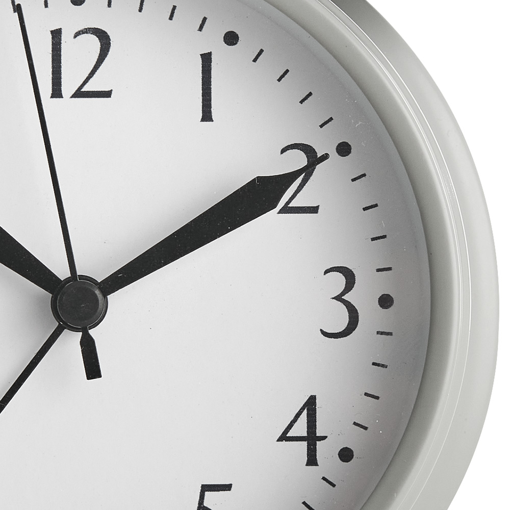 Wilko Grey Copper Alarm Clock Image 5