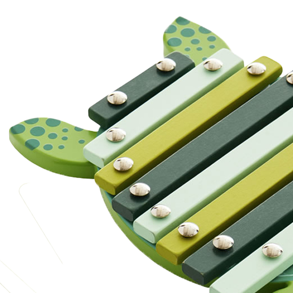 Wilko Little Steps Wooden Turtle Xylophone Image 5