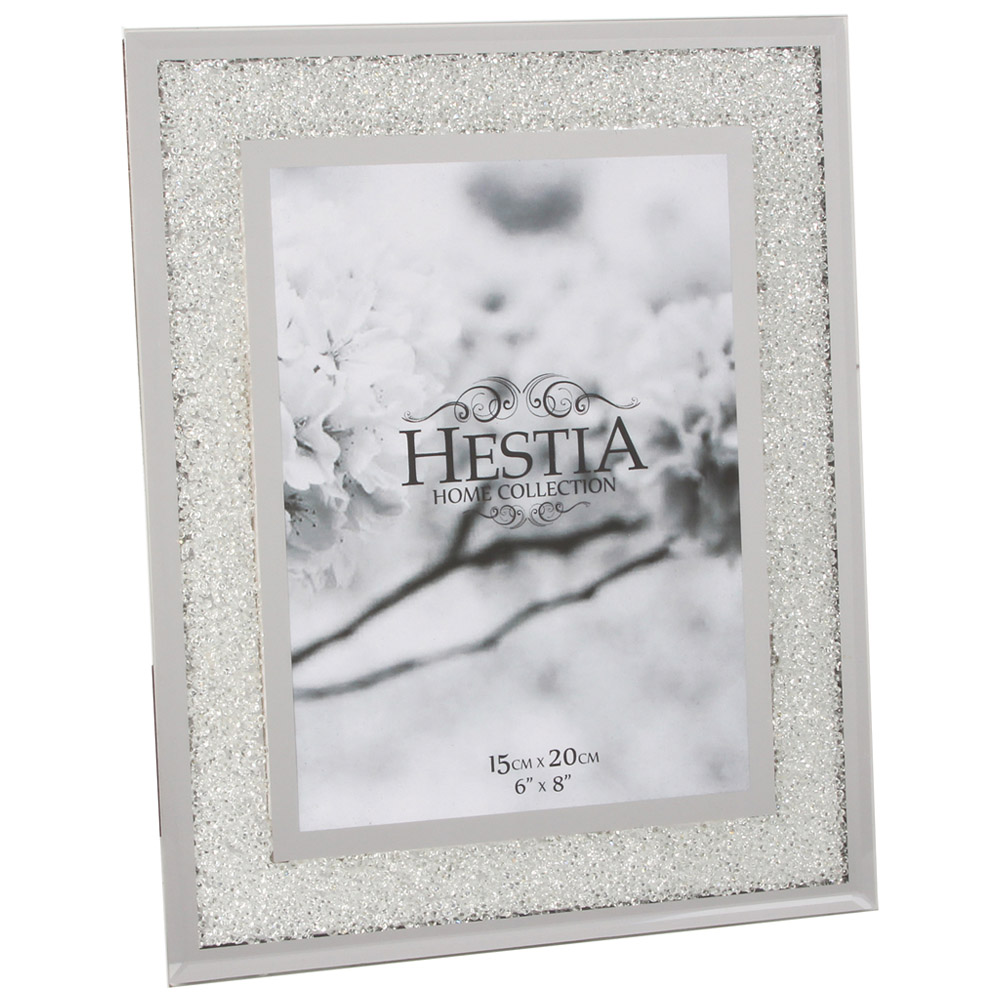 Premier Housewares Hestia Crystal Edge Frame 6 x 8 Inch Image 1