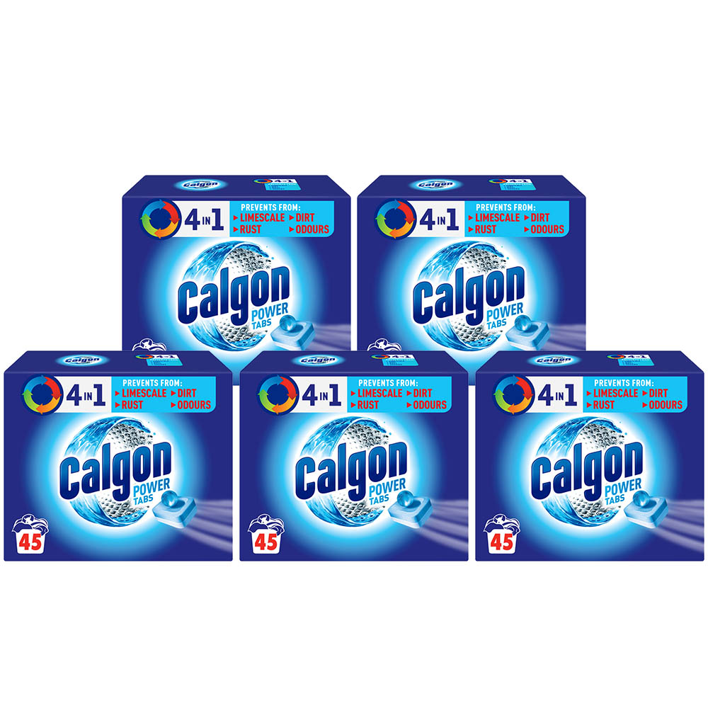 Calgon 3 in 1 Water Softener Powerball Tablets 45 Tablets Case of 5 Image 1