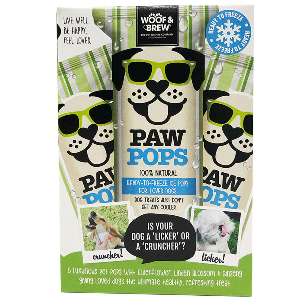 Woof & Brew Paw Pops 6 x 50ml   Image 1