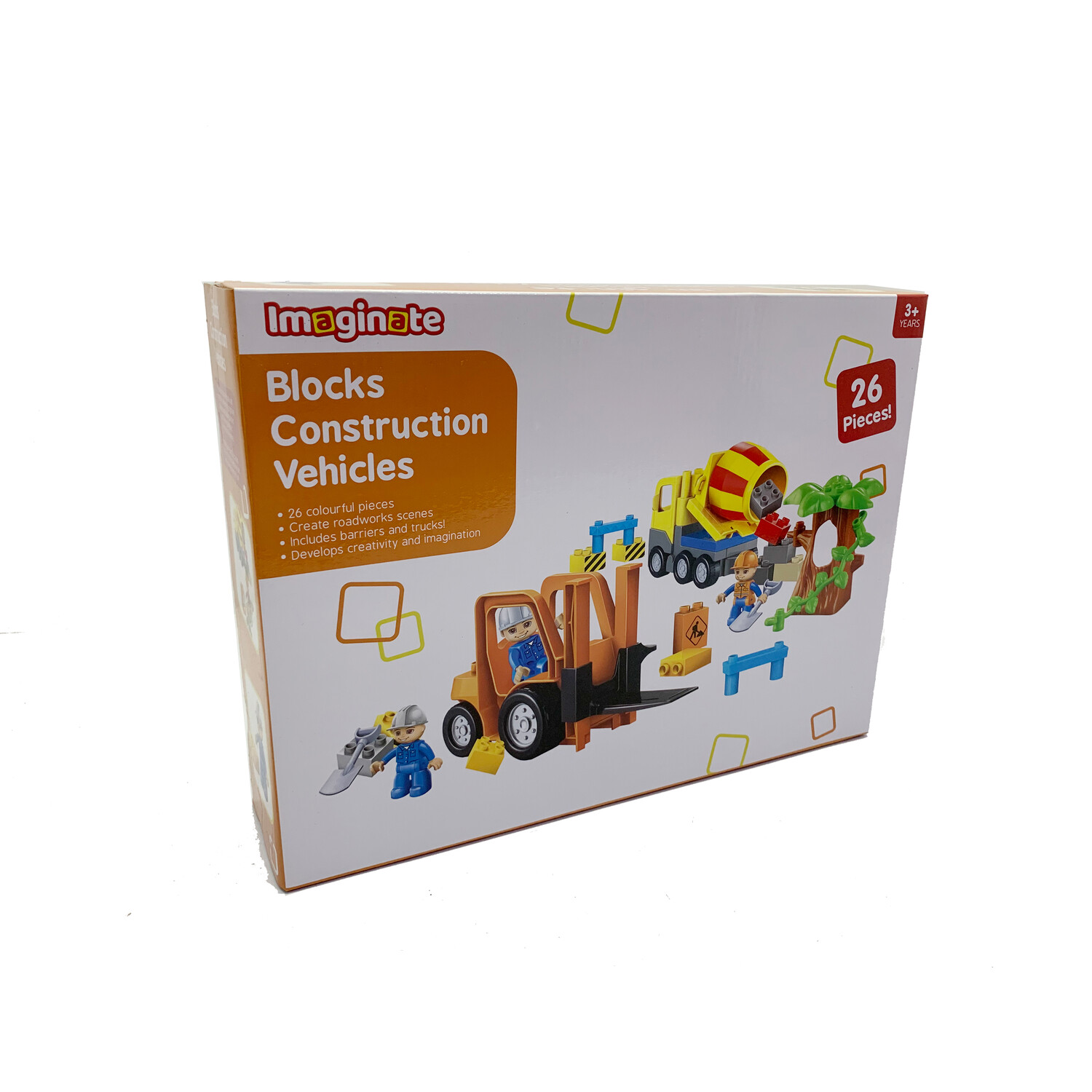 Imaginate 26 Piece Blocks Construction Site Image 2
