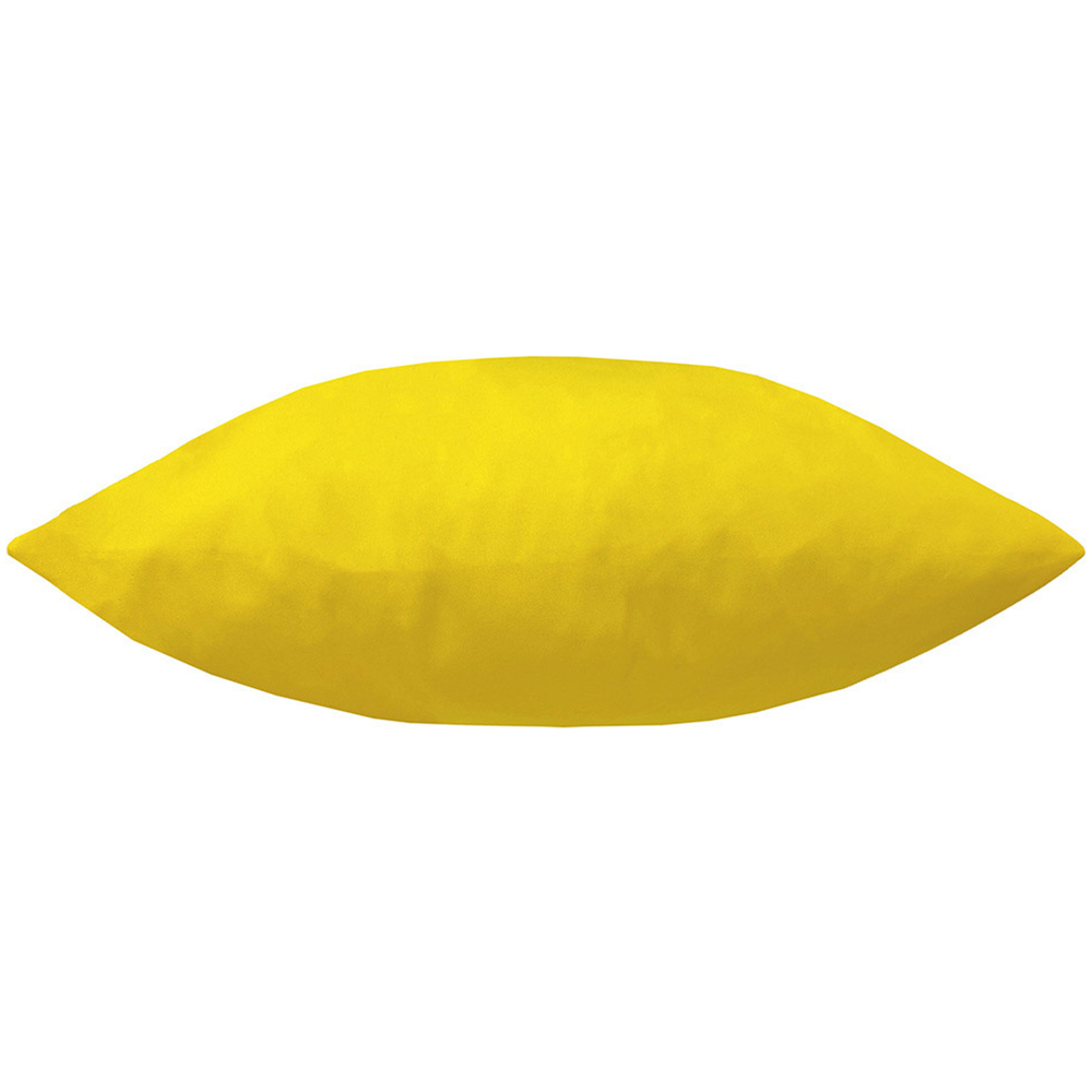 furn. Plain Yellow UV and Water Resistant Outdoor Cushion Image 2