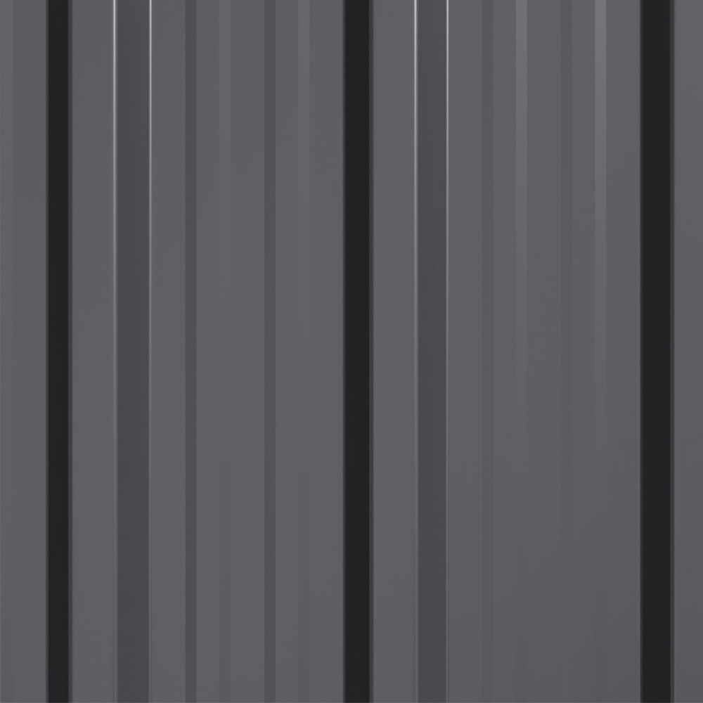 Living and Home 120 x 45cm Grey Galvanised Steel Roofing Sheet 12 Pack Image 4