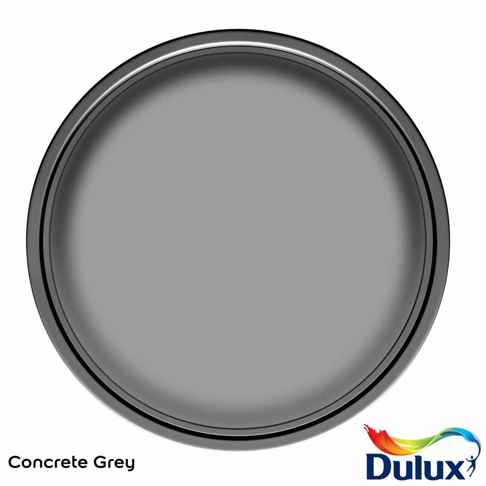 Dulux WeatherShield Concrete Grey Smooth Masonry Paint 10L Image 3