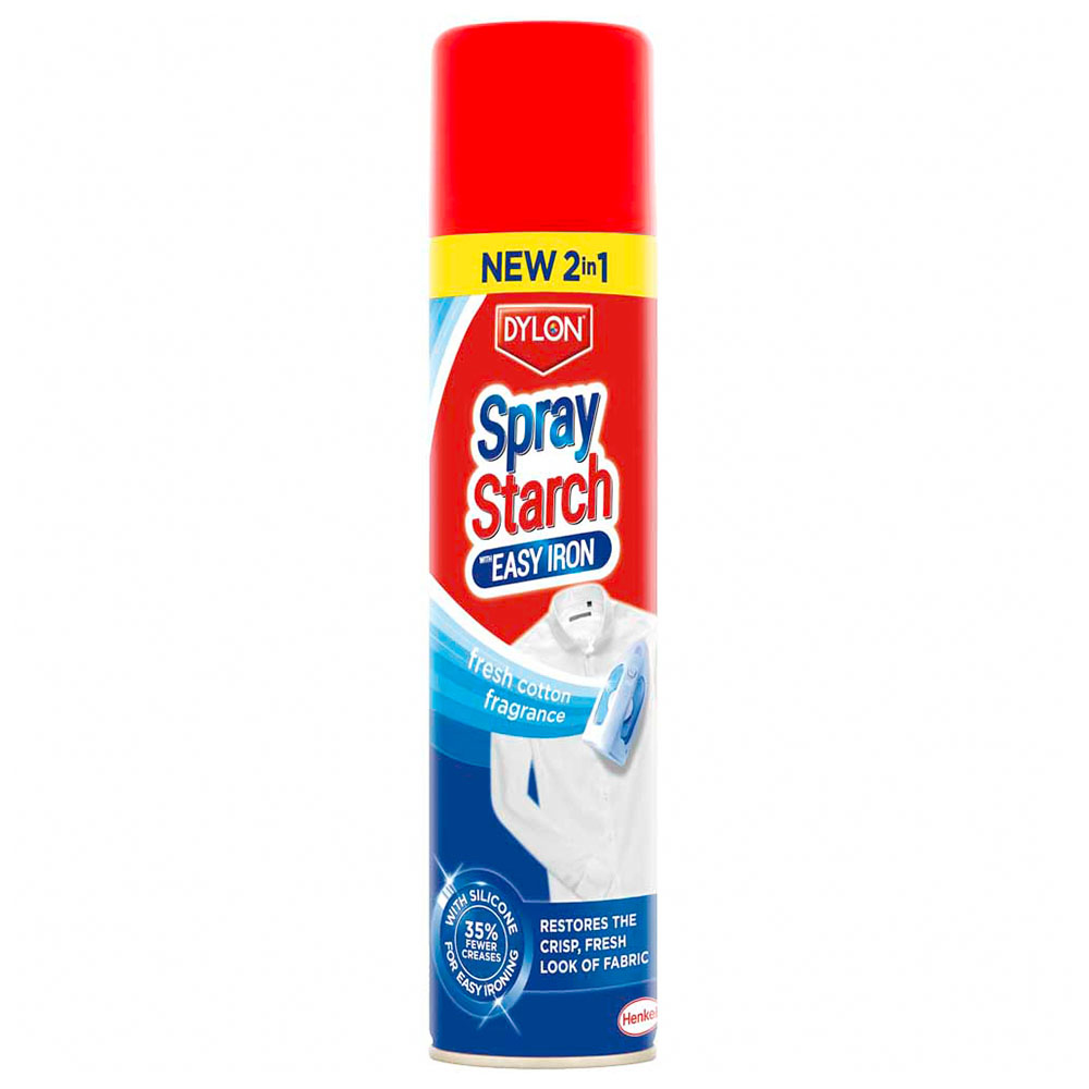 Dylon 2 in 1 Spray Starch with Easy Iron 300ml Image 1