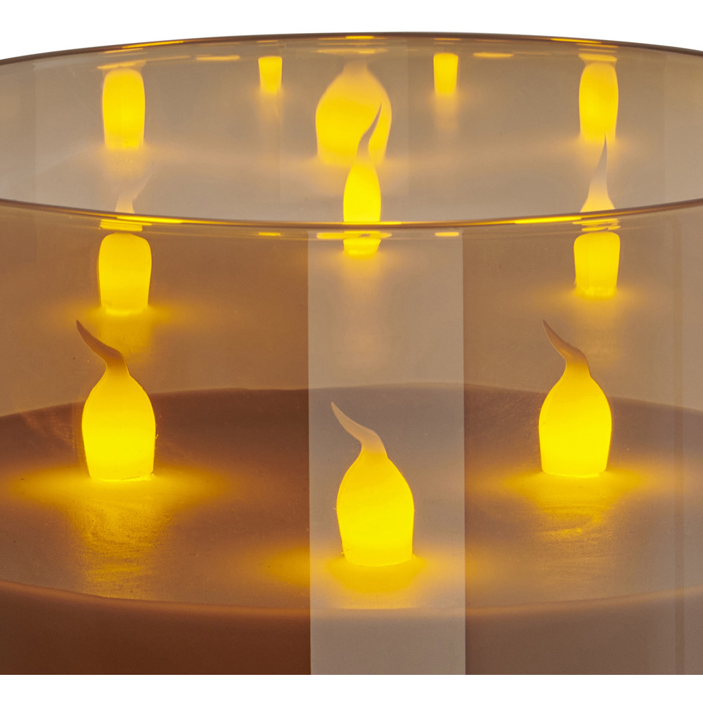 Wilko Flameless LED Candle Jar Large Image 4