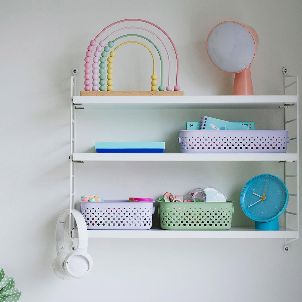 SmartStore Essence White Medium Storage Basket 5.6L 3 Pack Image 5