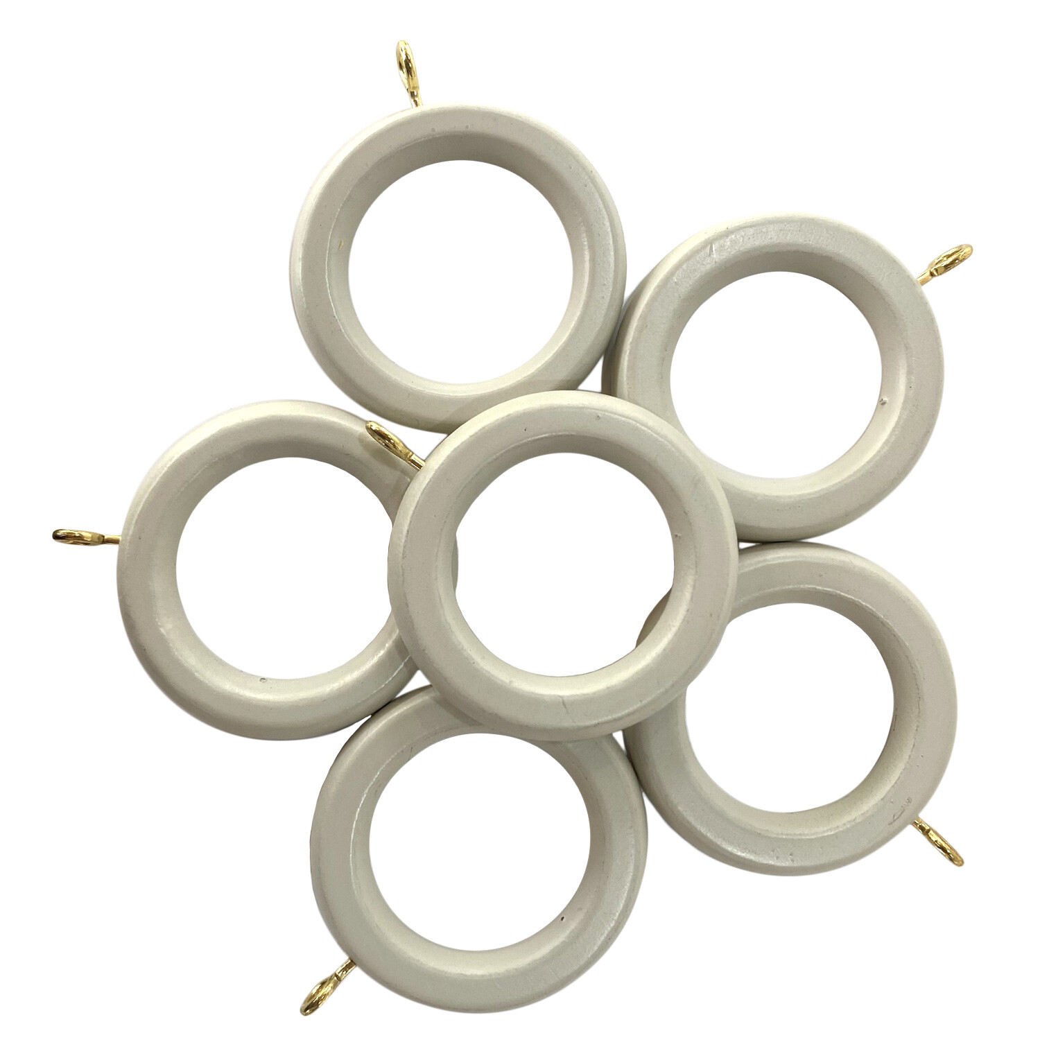 Richmond Curtain Rings - Pecan Image