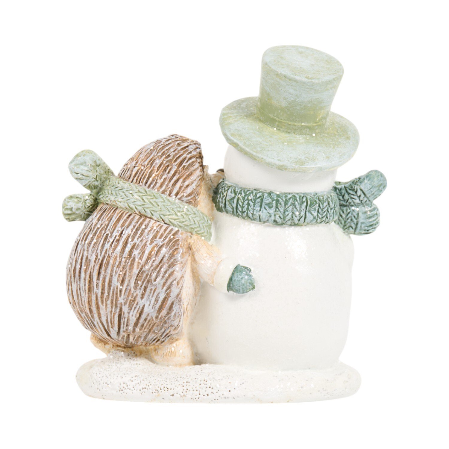 Sage Green Hedgehog Ornament Image 6