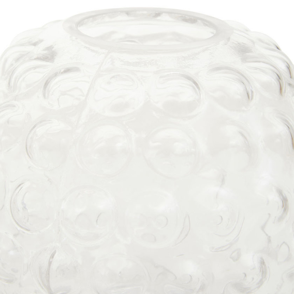 Premier Housewares Clear Bolla Glass Vase Image 5