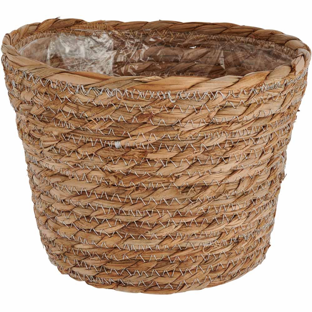 Wilko Seagrass Basket Indoor Pot Image 1