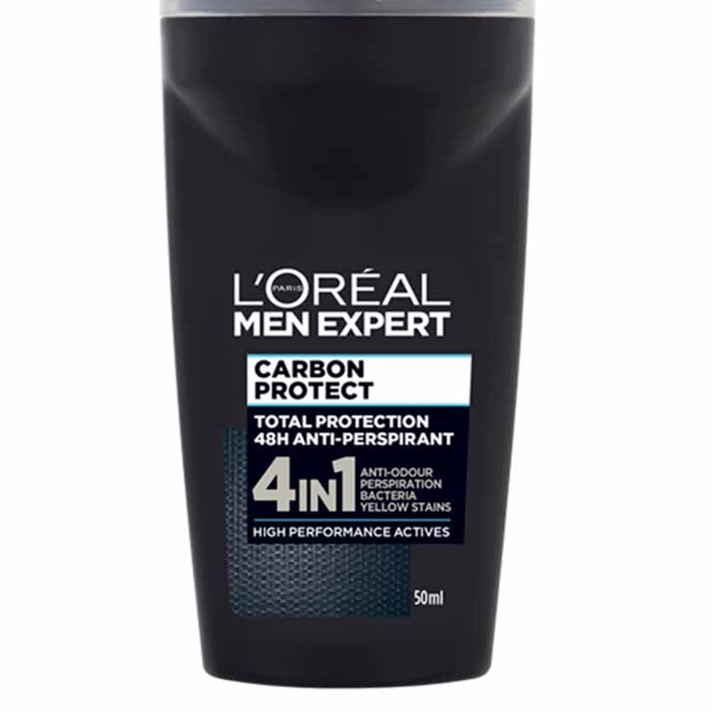 L'Oreal Men Expert Carbon Protect Roll On Deodorant 50ml Image 3