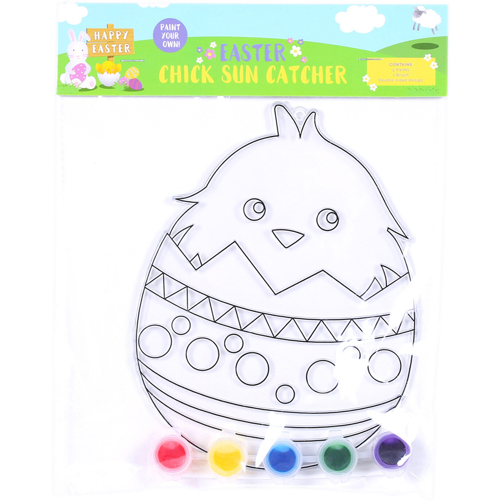 Easter Paint Your Own Chick Sun Catcher Kit Image