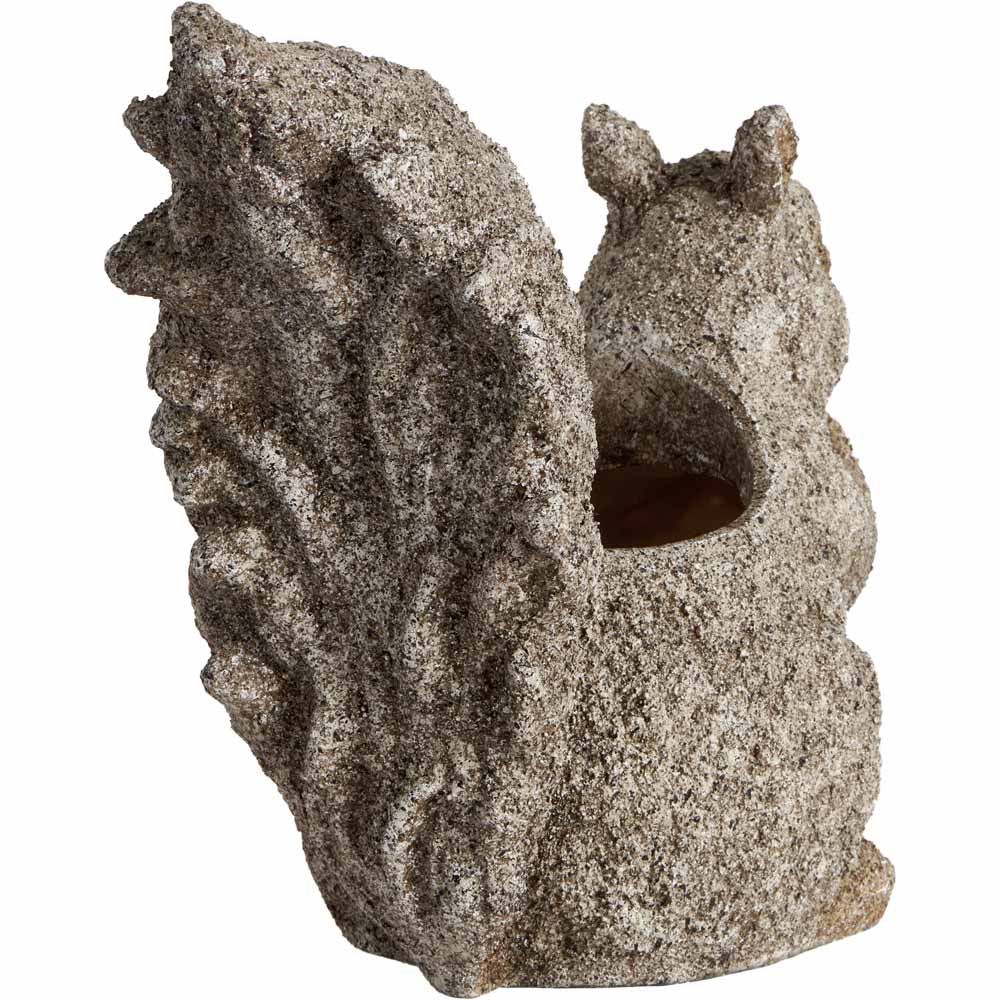 Wilko Stone Effect Planter Squirrel Image 2