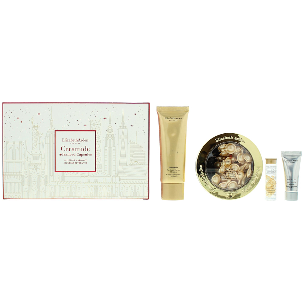 Elizabeth Arden Ceramide Purifying Cream Cleanser 50ml 4 Piece Gift Set Image